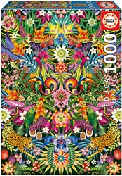 Educa Puzzle 1000 Teile Tukan bunt Karton