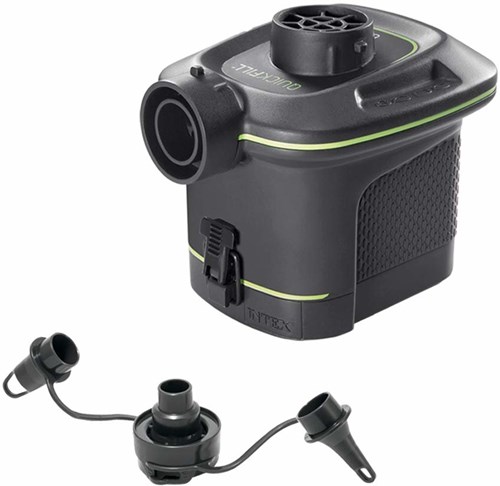 Intex elektrische Pumpe Batterie schwarz - leistungsstarke Luftpumpe-2