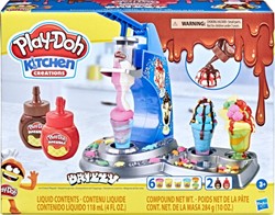 Play-Doh Eismaschine Spielset mit Toppings - Drizzle Knete