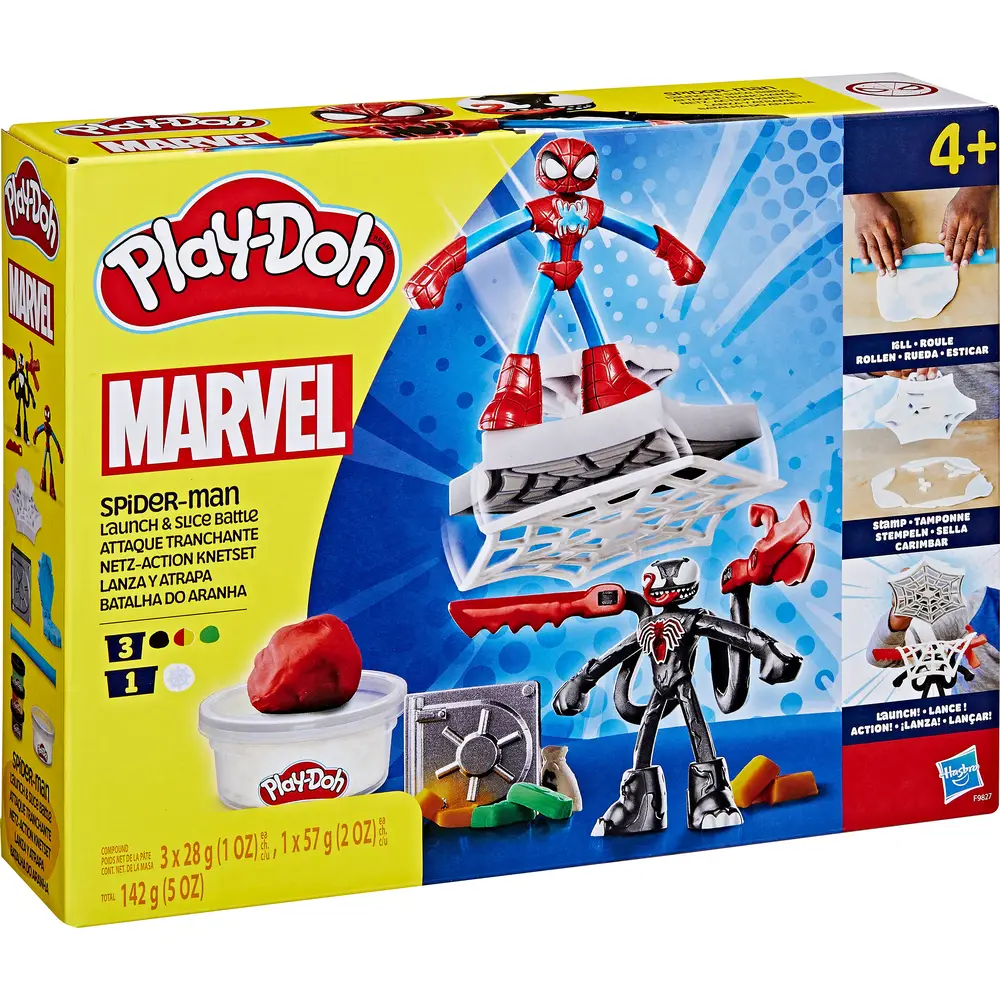 Hasbro Play-Doh Spider-Man Spielset - Marvel Knete - inklusive Venom
