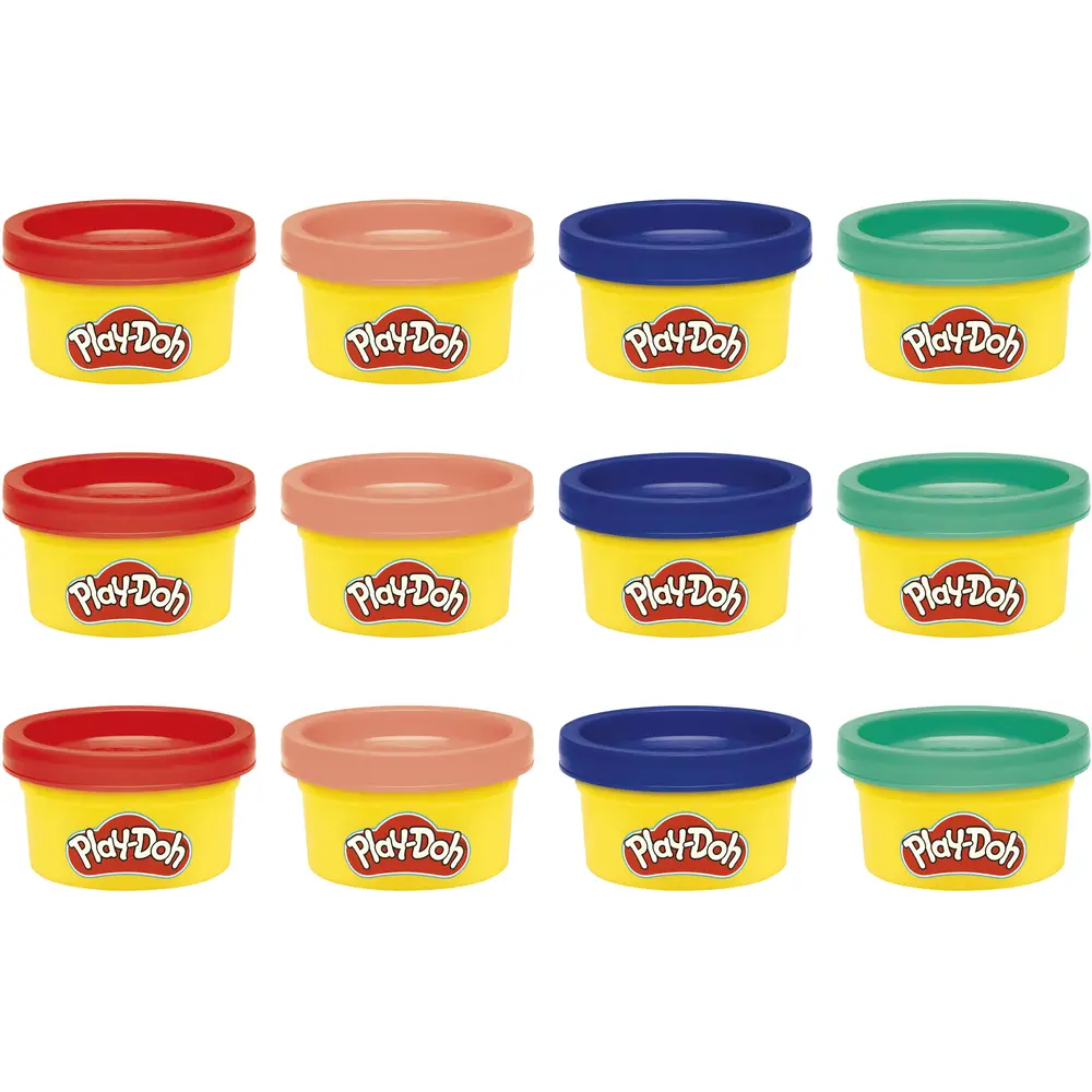 Hasbro Play-Doh Knetset 12 Dosen - Kreatives Spielzeug für Kinder