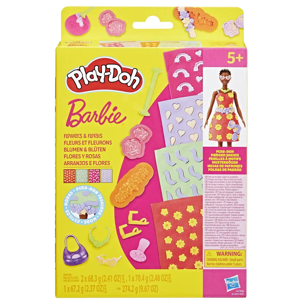 Hasbro Play Doh Barbie Designer Muster Pack Spielzeug Set