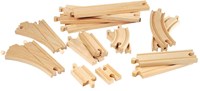 Brio Holz Eisenbahn Erweiterungsset midi - 16-teiliges Schienenpaket-2