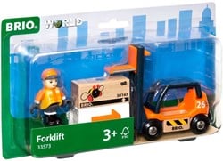 Brio Gabelstapler Spielzeugfahrzeug - orange - magnetisches Hebesystem
