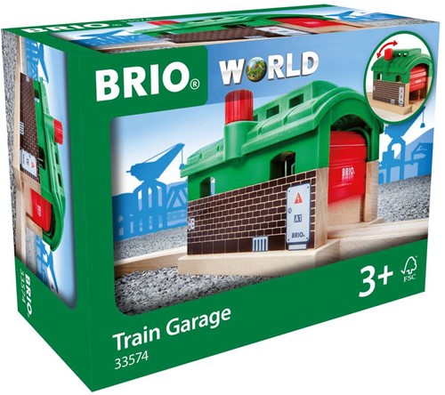 BRIO Lokschuppen mit Rolltor