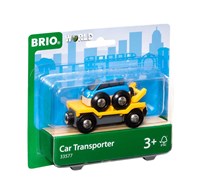 Brio Autotransporter Spielzeugzug mit Rampe - Holzeisenbahn