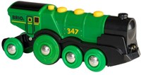 Brio große grüne batteriebetriebene Lokomotive - Spielzeugzug - 33593-2