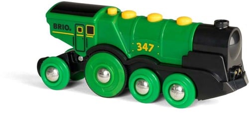 BRIO Grüner Gustav Batterielok-3