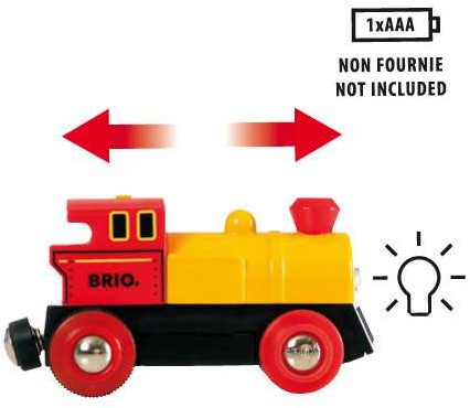 BRIO BRIO Gelbe Batterielok-3