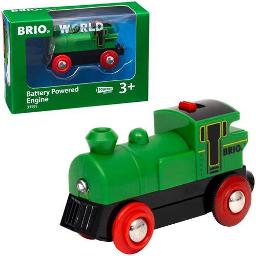 Brio Grüne batteriebetriebene Lokomotive - Spielzeug Zug 33595-2