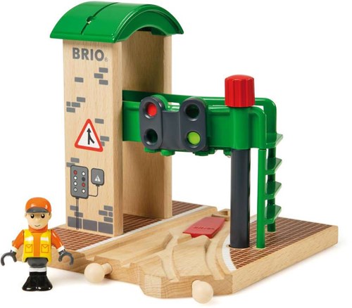 Brio Signalstation Holz Eisenbahn Zubehör - 33674-2