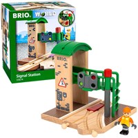 Brio Signalstation Holz Eisenbahn Zubehör - 33674-3