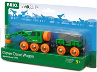 Brio Kranwagen Spielzeugzug - Holzzug Zubehör - 33698