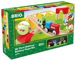 Brio Eisenbahnset My First Railway batteriebetrieben - Spielzeugzug für Kinder