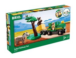 Brio Eisenbahnset Safari - Safari Spielzeugzug für Kinder