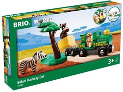 Brio Eisenbahnset Safari - Safari Spielzeugzug für Kinder
