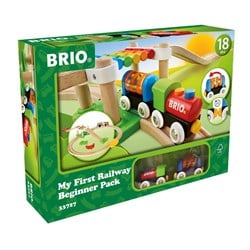Brio Luxus-Holzeisenbahnset - Mein erstes Eisenbahnset für Kinder - 33727