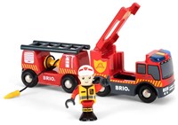 BRIO Feuerwehr-Leiterfahrzeug mit Licht & Sound-3