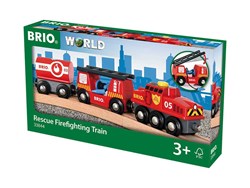 Brio Feuerwehr Spielzeugzug - Feuerwehrzug 33844