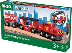 Brio Feuerwehr Spielzeugzug - Feuerwehrzug 33844