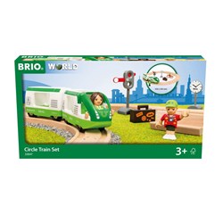 Brio Holzeisenbahn Set rund - Starterset für Kinder mit Zubehör