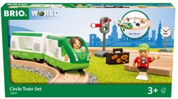 Brio Holzeisenbahn Set rund - Starterset für Kinder mit Zubehör