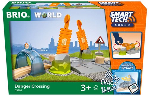 BRIO World Smart Tech Sound Gefährlicher Bahnübergang - 33965