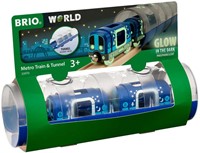 Brio Metro Spielzeugzug mit Tunnel - Glow in the dark - 33970