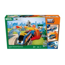 Brio Smart Tech Sound Spielzeugeisenbahnset mit interaktiven Tunneln