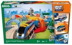 BRIO Smart Tech Sound Action Tunnel Reisezug Set