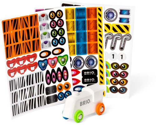 Brio Sticker Zug - Holzspielzeugzug mit Stickern für Kinder-3