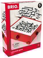 BRIO Labyrinth mit Übungsplatten, rot