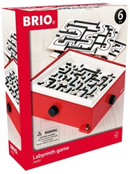 BRIO Labyrinth mit Übungsplatten, rot