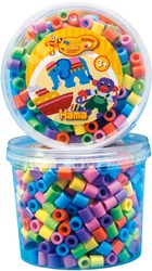 Hama Maxi Bügelperlen Pastellmix - Kreatives Spielzeug im Behälter 600 Stück
