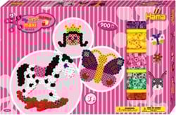 Hama Strijkkralenset Maxi - Roze, 900st.