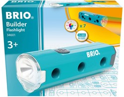 Brio Konstruktionsspielzeug Taschenlampe - Builder Flashlight 34601 blau
