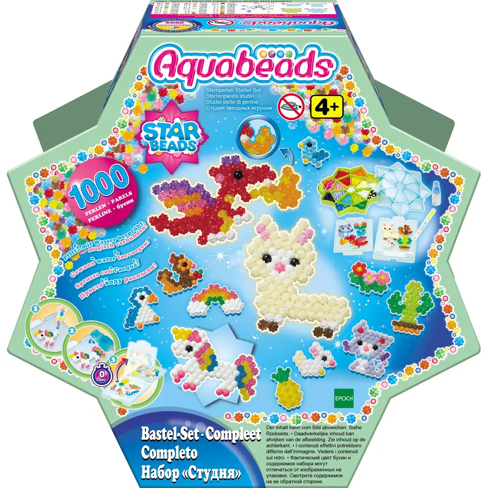 Aquabeads Kreativ Bastelset Sternperlen Studio 1000 Perlen