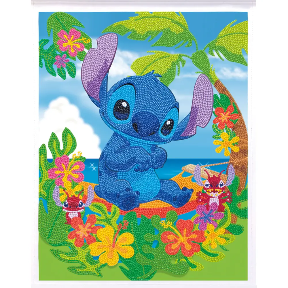 Disney Diamond Painting Bastelset Stitch 35x45cm Poster