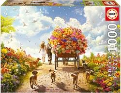 Educa Bloemenwagen (1000)