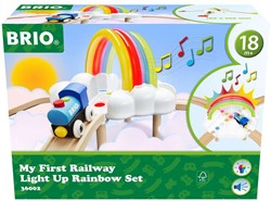 Brio Eisenbahn Licht up Regenbogen Set 11-teilig Holzspielzeug