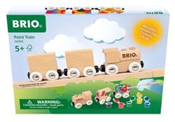 Brio Holzzug - kreative Spielzeugeisenbahn zum Selbstbemalen