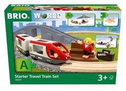 Brio Eisenbahn Starterset - Spielzeug Zugset für Kinder ab 3 Jahren