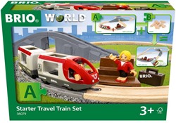 Brio Eisenbahn Starterset - Spielzeug Zugset für Kinder ab 3 Jahren