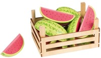 Goki Holzspielzeug Obstkiste - Melonen - Marktstand Zubehör-2
