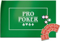 Tactic Poker Spielmatte - Filz - Professionelle Pokertischmatte 60x90cm