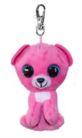 Lumo Stars Plüsch Schlüsselanhänger Bär Raspberry 8,5cm rosa