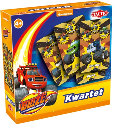 Kwartett Kartenspiel Blaze - Kinderspiel - ab 4 Jahren - 2-4 Spieler
