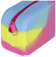 Lobbes Silikon Federmäppchen bunt für Kinder - Multicolor Etui-3