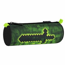 Lobbes Etui Pixel grün - cooles Schuletui für Kinder mit Pixel-Design