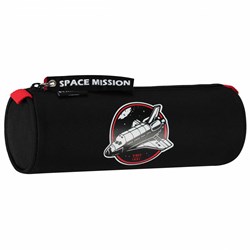 Lobbes Federmäppchen NASA schwarz mit Weltraum-Print für Kinder